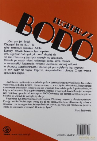 Eugeniusz Bodo Już Taki Jestem Zimny Drań - Ryszard Wolański [KSIĄŻKA]