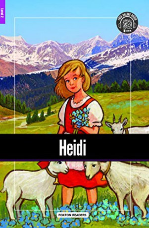 Heidi - Foxton Reader Level-2 (600 Headwords A2/B1) With Free Online Audio (Foxton Readers) - Johanna Spyri [KSIĄŻKA]