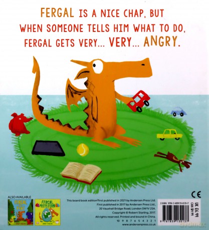 Fergal Is Fuming!: Board Book: 1 - Robert Starling [KSIĄŻKA]