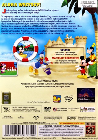 Klub przyjaciół Myszki Miki: Plażowa Impreza (Disney) [DVD]