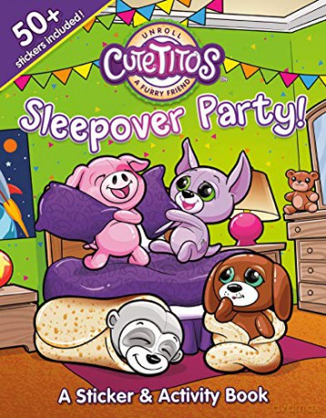 Cutetitos Sleepover Party!: A Sticker And Activity Book - Daphne Reynolds [KSIĄŻKA]