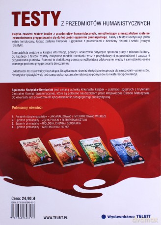 Egzamin Gimnazjalny Testy Z Przedmiotów Humanistycznych - Agnieszka Nożyńska-Demianiuk [KSIĄŻKA]