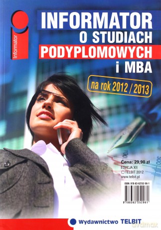 Informator O Studiach Podyplomowych I Mba 2012/2013 [KSIĄŻKA]