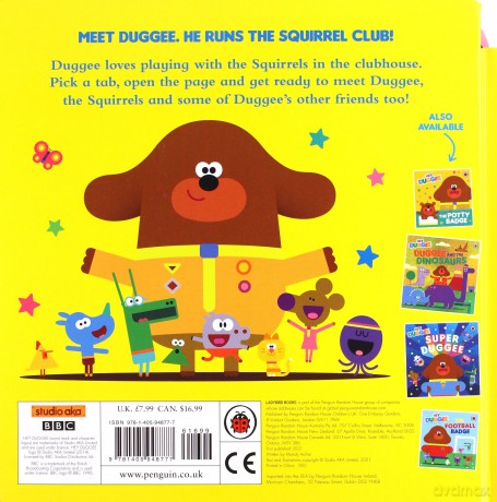 Hey Duggee: Duggee and the Squirrels: Tabbed Board Book - Hey Duggee [KSIĄŻKA]