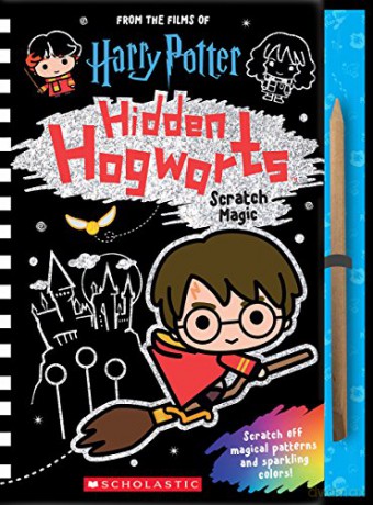 Hidden Hogwarts: Scratch Magic Harry Potter - Scholastic, [KSIĄŻKA]