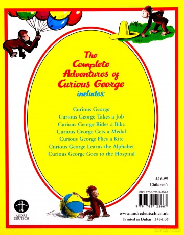 The Complete Adventures Of Curious George: 1 - Margret Rey [KSIĄŻKA]