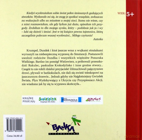 Krumpel Dundek I Wielka Wyprawa (twarda) - Krystyna Chołoniewska [KSIĄŻKA]