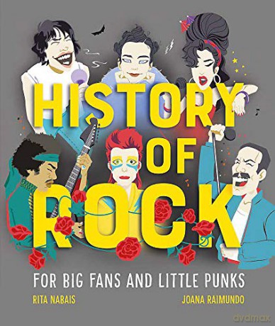 History of Rock: For Big Fans and Little Punks - Rita Nabais [KSIĄŻKA]