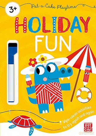 Holiday Fun: Wipe-clean book with pen Pat-a-Cake Playtime - Pat-a-Cake [KSIĄŻKA]