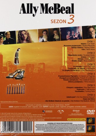 Ally McBeal sezon 3 [BOX] [6DVD]