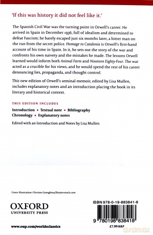 Homage to Catalonia Oxford World's Classics - George Orwell [KSIĄŻKA]