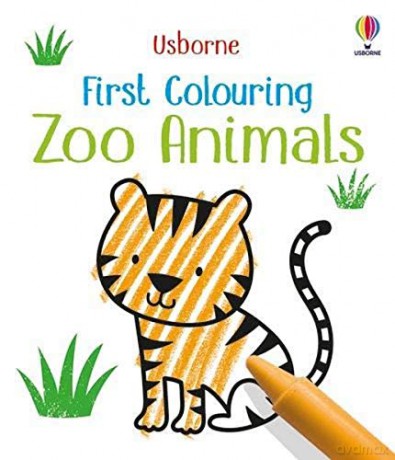 First Colouring Zoo Animals (Little First Colouring): 1 - Robson Kirsteen [KSIĄŻKA]
