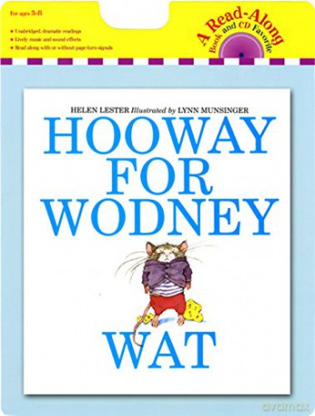 Hooway for Wodney Wat Book and CD - Helen Lester [KSIĄŻKA]
