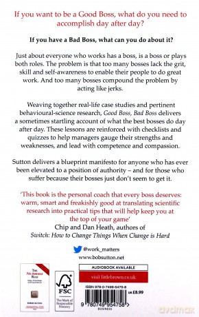 Good Boss, Bad Boss: How To Be The Best... And Learn From The Worst - Robert Sutton [KSIĄŻKA]