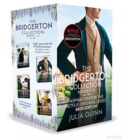 The Bridgerton Collection: Books 1 - 4: Inspiration For The Netflix Original Series Bridgerton (Bridgerton Family) - Julia Quinn [KSIĄŻKA]