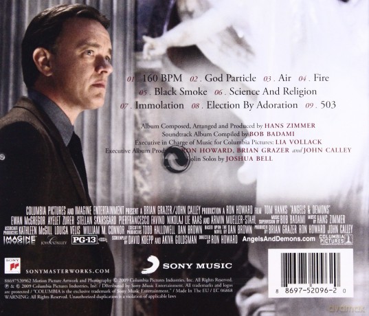 Angels & Demons soundtrack (Anioły i Demony) [CD]