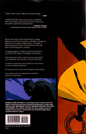 Batman Dark Victory Tp (New Edition) [KSIĄŻKA]