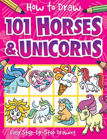 How to Draw 101 Horses and Unicorns - Nat Lambert [KSIĄŻKA]