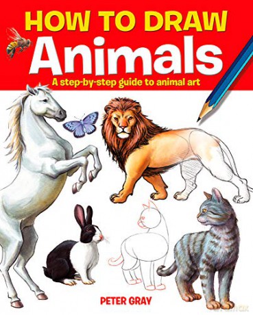 How to Draw Animals: A step-by-step guide to animal art - Peter Gray [KSIĄŻKA]