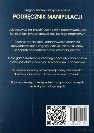 Podręcznik Manipulacji - Gregory Hartley, Maryann Karinch [KSIĄŻKA]
