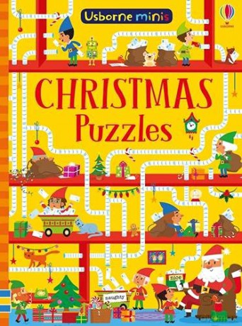 Christmas Puzzles (Usborne Minis) - Simon Tudhope [KSIĄŻKA]