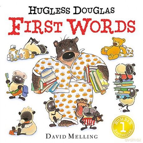 Hugless Douglas First Words Board Book - David Melling [KSIĄŻKA]