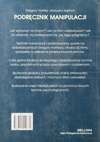 Podręcznik Manipulacji - Gregory Hartley, Maryann Karinach [KSIĄŻKA]