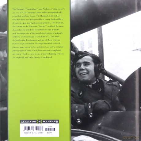 Hummel and Nashorn/Hornisse: German Self-Propelled Artillery in World War II: 16 Legends of Warfare: Ground - David Doyle [KSIĄŻKA]