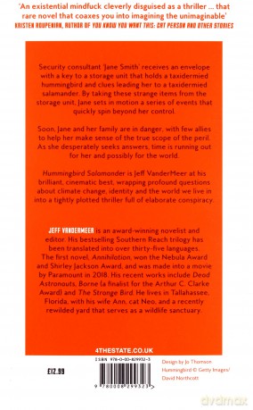 Hummingbird Salamander: Jeff Vandermeer - Jeff VanderMeer [KSIĄŻKA]