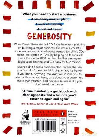 Anything You Want: 40 Lessons For A New Kind Of Entrepreneur [KSIĄŻKA]