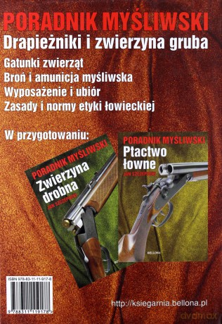 Poradnik Myśliwski Drapieżniki I Zwierzyna Gruba (twarda) - Jan Szczepocki [KSIĄŻKA]