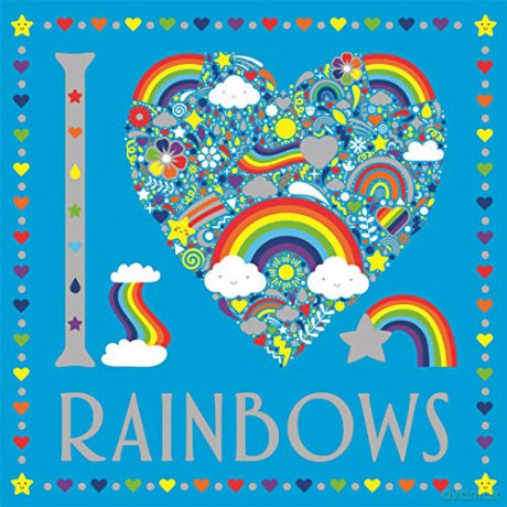 I Heart Rainbows I Heart Pocket Colouring, 22 - Lizzie Preston [KSIĄŻKA]