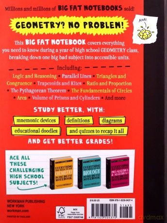 Everything You Need To Ace Geometry In One Big Fat Notebook: 1 [KSIĄŻKA]