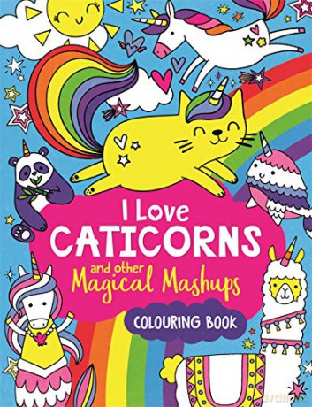 I Love Caticorns and other Magical Mashups Colouring Book - Sarah Wade [KSIĄŻKA]