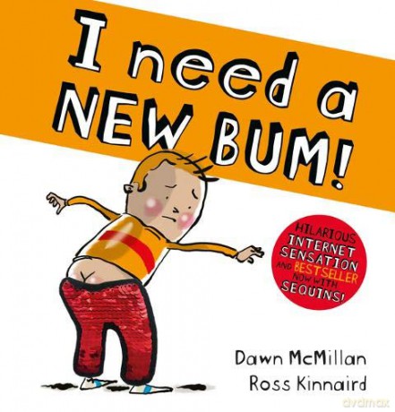 I Need a New Bum Sequin Edition PB - Dawn McMillan [KSIĄŻKA]