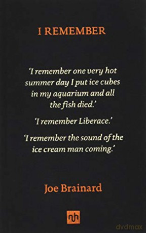I Remember - Joe Brainard [KSIĄŻKA]