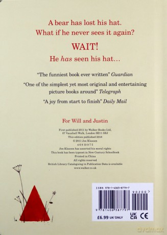 I Want My Hat Back: 1 - Jon Klassen [KSIĄŻKA]