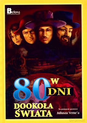 W 80 Dni Dookoła Świata (twarda) - Juliusz Verne [KSIĄŻKA]