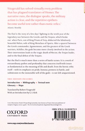 The Iliad (Oxford World's Classics) - Homer. Robert Fitzgerald [KSIĄŻKA]