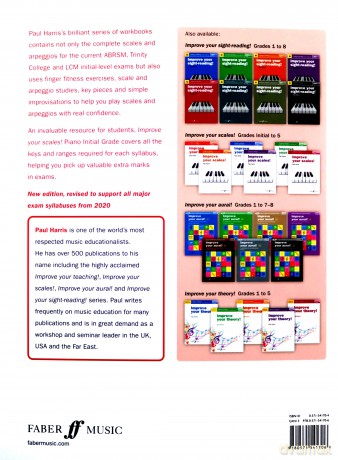 Improve your scales! Piano Initial Grade Piano Solo: A Workbook for Examinations - Paul Harris [KSIĄŻKA]