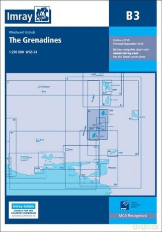 Imray Chart B3: The Grenadines- St Vincent to Grenada Iolaire - Imray [KSIĄŻKA]