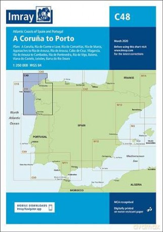 Imray Chart C48: A Coruna to Porto C Series - Imray [KSIĄŻKA]