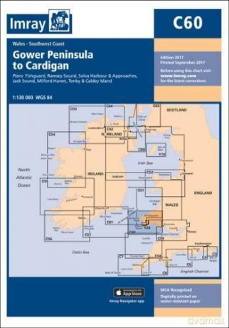 Imray Chart C60: Gower Peninsula to Cardigan C Series - Imray [KSIĄŻKA]