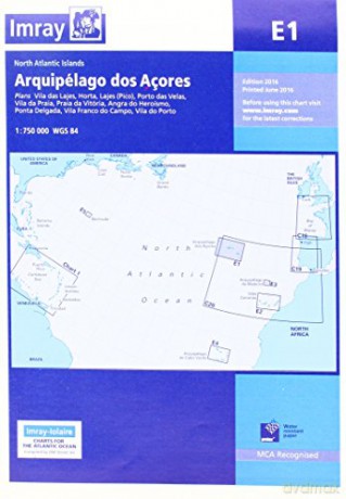 Imray Chart E1: Arquipelago DOS Acores Iolaire - Imray [KSIĄŻKA]