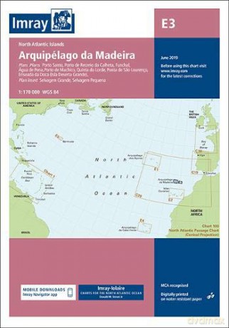 Imray Chart E3: Arquipélago da Madeira E Series - Imray [KSIĄŻKA]