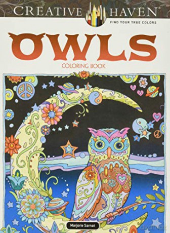 Creative Haven Owls Coloring Book - Marjorie Sarnat [KSIĄŻKA]