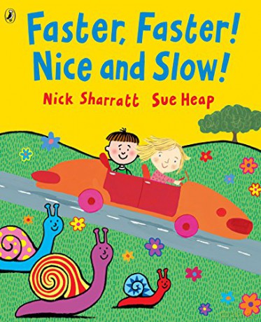 Faster, Faster, Nice And Slow (Picture Puffin Books) - Nick Sharratt [KSIĄŻKA]