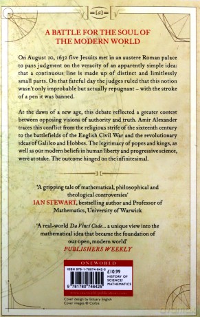 Infinitesimal: How a Dangerous Mathematical Theory Shaped the Modern World - Assoc. Prof. Amir Alexander [KSIĄŻKA]