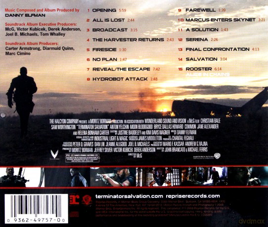 Terminator Salvation soundtrack (Terminator: Ocalenie) (Danny Elfman) [CD]