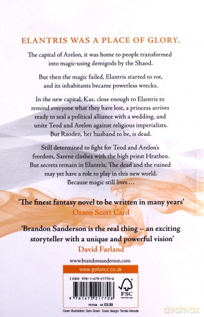 Elantris: 10Th Anniversary Edition - Brandon Sanderson [KSIĄŻKA]
